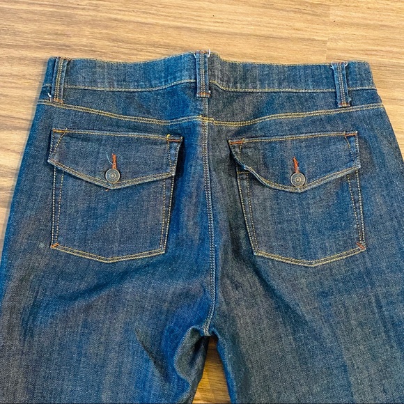 Dark Blue Daisy Fuentes Bootcut Jeans Size 8 - Picture 4 of 9